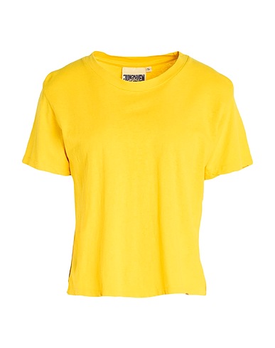 JUNGMAVEN Basic T-Shirt Yellow 55% Hemp, 45% Organic cotton