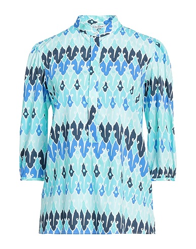 CALIBAN Patterned shirts & blouses 97% Cotton, 3% Elastane