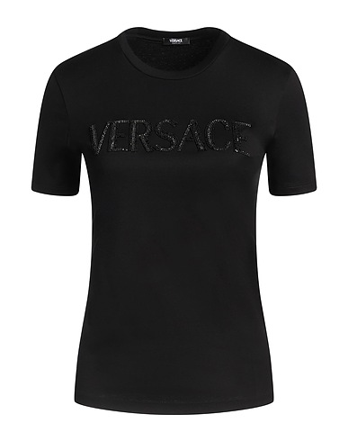 VERSACE T-shirt Black 100% Cotton