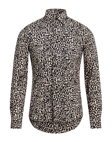 GAëLLE Paris Patterned shirt Black 100% Viscose
