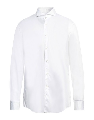 BOSS HUGO BOSS Однотонная рубашка Белый Хлопок