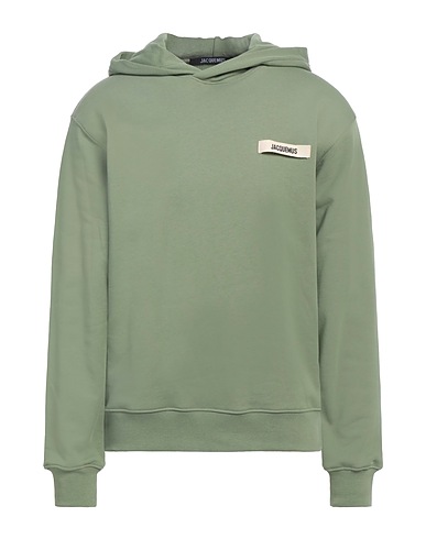 JACQUEMUS Felpa Verde chiaro 100% Cotone