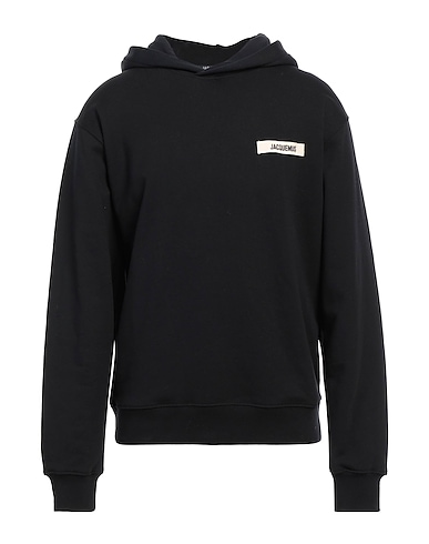 JACQUEMUS Hooded track jacket  Black 100% Cotton