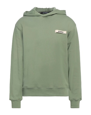 JACQUEMUS Sweat-shirt VERDE CHIARO 100% Coton