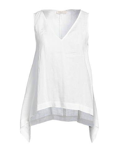 ANTONELLI トップス ホワイト リネン 100%