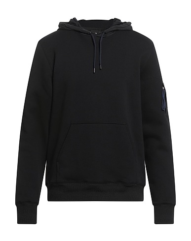 PS PAUL SMITH Hooded track jacket  Black 100% Cotton, Nylon