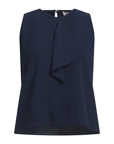 SANDRO FERRONE Top Navy 96% Polyester, 4% Elastane