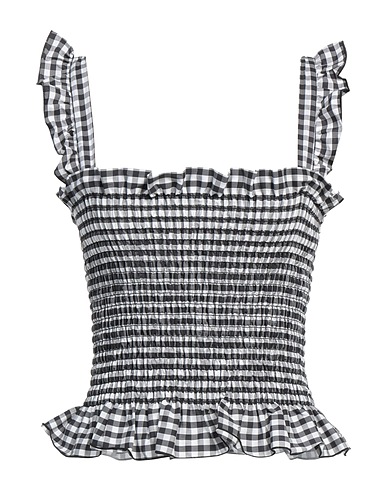 LIU •JO Top Black 68% Cotton, 30% Polyamide, 2% Elastane