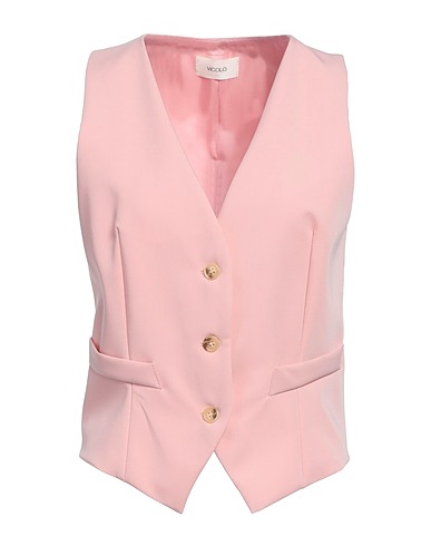 VICOLO Vest Light pink 70% Polyester, 23% Viscose, 7% Elastane