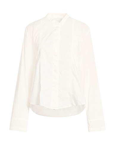 FORTE_FORTE Μονόχρωμα πουκάμισα και μπλούζες Λευκό 100% Βαμβάκι