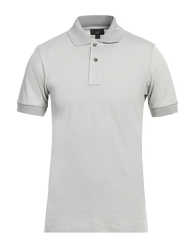 DUNHILL Polo Gris clair 88% Coton, 12% Soie