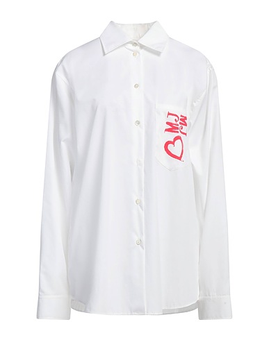 MOSCHINO JEANS Shirts White 100% Cotton