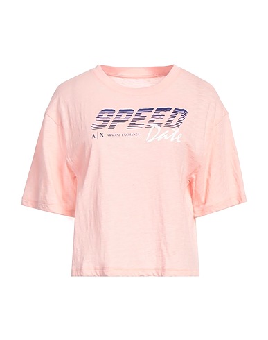 ARMANI EXCHANGE T-shirt Light pink 100% Cotton