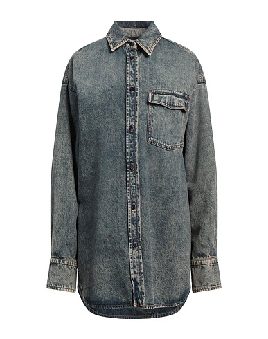SPORTMAX Denim shirt Blue 100% Cotton