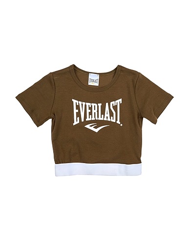EVERLAST T-shirt Verde militare 98% Cotone, 2% Elastan