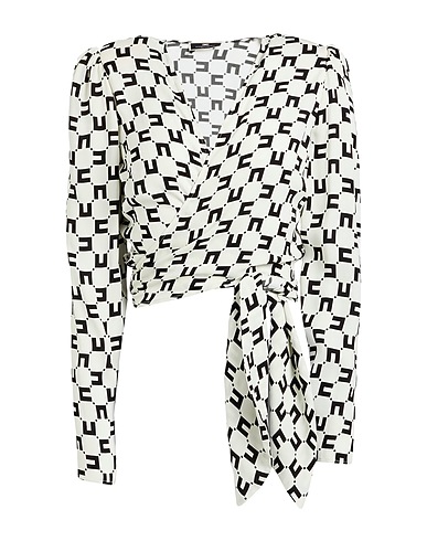 ELISABETTA FRANCHI Top Ivory 100% Viscose