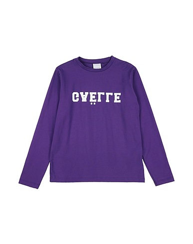 GAëLLE Paris T-Shirt Violett 93% Baumwolle, 7% Elastan