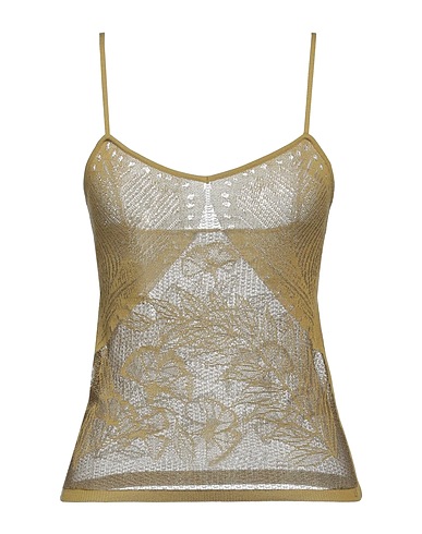 ALBERTA FERRETTI Top Military green 82% Viscose, 18% Polyester