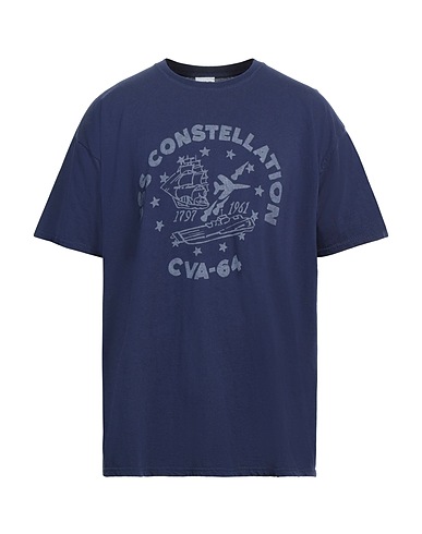 WILD DONKEY T-shirt Blu navy 100% Cotone