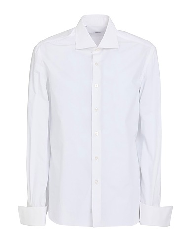 ERRICO FORMICOLA Napoli Solid colour shirt White 100% Cotton