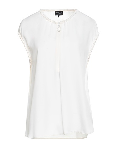GIORGIO ARMANI Silk top Ivory 100% Silk