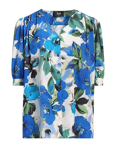 TPN Chemises et chemisiers à fleurs 96% Polyester, 4% Élasthanne