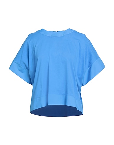 19.70 NINETEEN SEVENTY T-shirt AZZURRO 100% Cotone