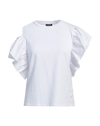 LIU •JO T-shirt White 95% Cotton, 5% Elastane