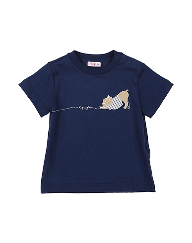 IL GUFO T-shirt Navy blue 100% Cotton