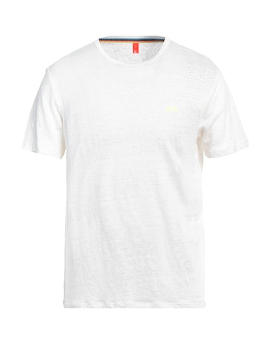 SUN 68 Basic T-Shirt PANNA 100% Leinen