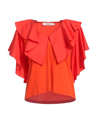 19.70 NINETEEN SEVENTY Top Orange 100% Cotton