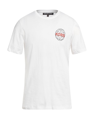 MICHAEL KORS MENS T-shirt Bianco 100% Cotone