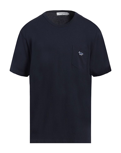 MAISON KITSUNÉ T-shirt Blu notte 100% Cotone