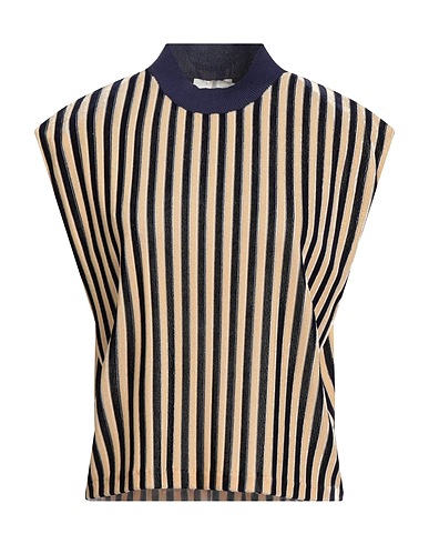 FORTE_FORTE T-shirt Navy blue 81% Viscose, 17% Polyamide, 2% Elastane