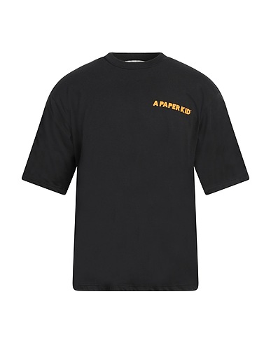 A PAPER KID T-shirt Nero 100% Cotone