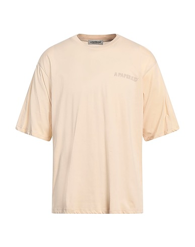 A PAPER KID T-shirt Beige 100% Cotone