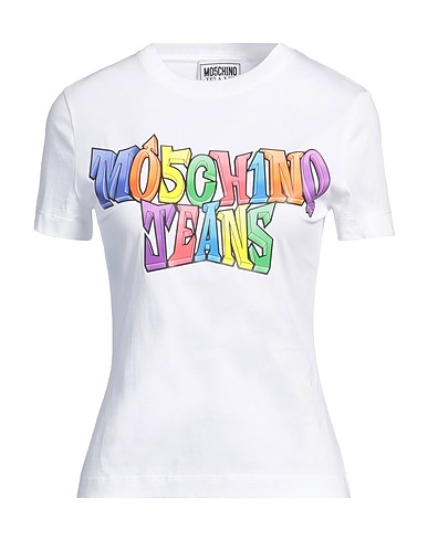 MOSCHINO JEANS Camiseta Blanco 100% Algodón