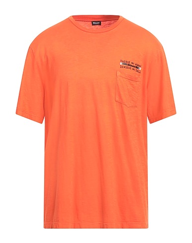 BLAUER. T-shirt Orange 100% Cotton