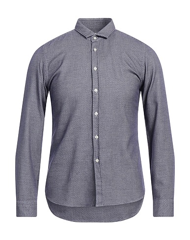 GMF 965 Hemd mit Muster Marineblau 100% Baumwolle
