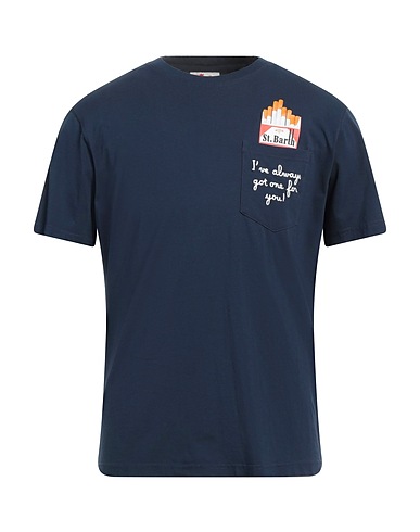 MC2 SAINT BARTH T-shirt Midnight blue 100% Cotton