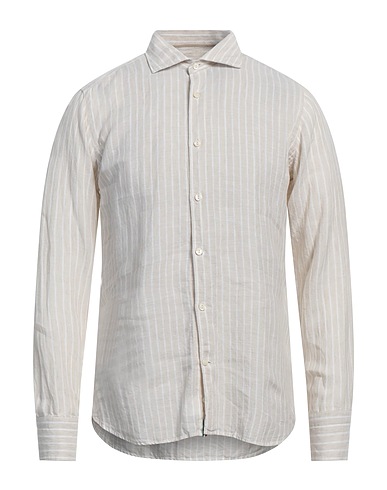 TINTORIA MATTEI 954 Linen shirt Sand 100% Linen