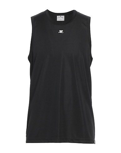 COURRÈGES Tanktop Schwarz 100% Polyester