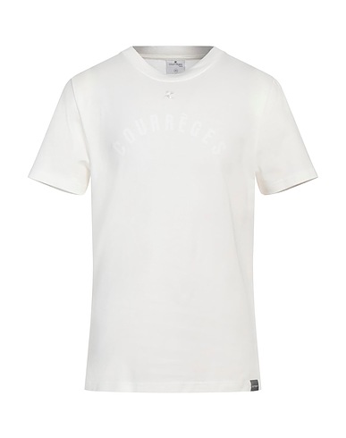 COURRÈGES T-Shirt Off white 100% Baumwolle