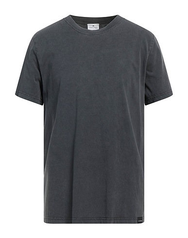 COURRÈGES Basic t-Shirt Γκρι ανθρακί 100% Βαμβάκι