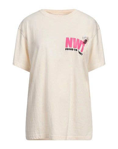 NEWTONE Ｔシャツ アイボリー コットン 100%