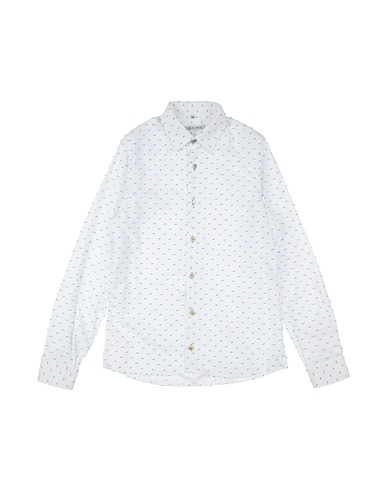 NEILL KATTER Patterned shirt White 100% Cotton