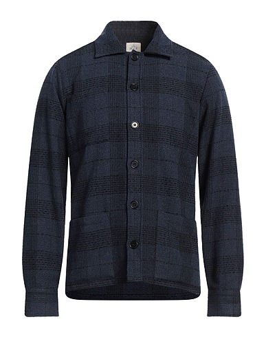 GMF 965 Checked shirt Midnight blue 100% Cotton