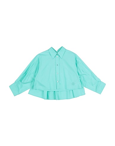 MM6 MAISON MARGIELA Solid colour shirts & blouses Turquoise 100% Cotton