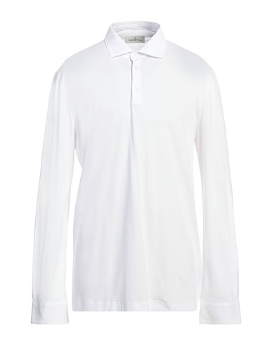 DELLA CIANA Polo shirt White 100% Cotton