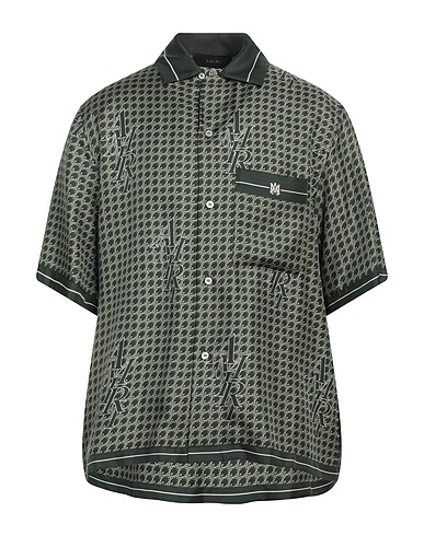 AMIRI Patterned shirt Military green 100% Silk